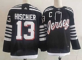 Devils 13 Nico Hischier Black 2022 Alternate Adidas Jersey,baseball caps,new era cap wholesale,wholesale hats